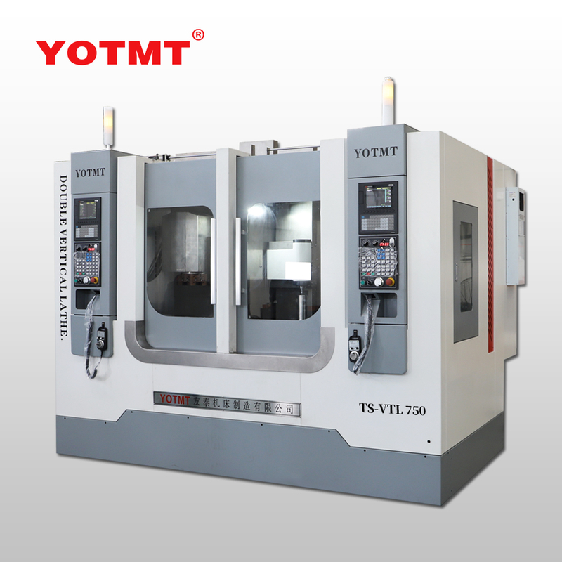 TS-VTL750 مخرطة CNC عمودية ذات نظام مزدوج ومغزل متوازي