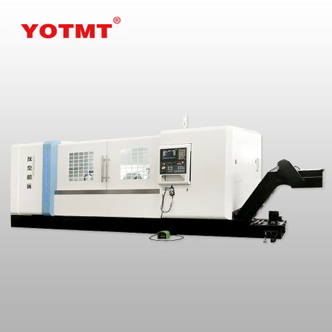 YOTMT XSC1000 آلة خراطة المعادن ذات المحورية العالية مخرطة CNC ذات نهاية مزدوجة